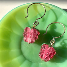 Load image into Gallery viewer, Raspberry Earrings with Signature Hook
