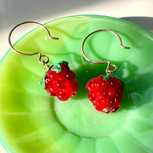 Load image into Gallery viewer, Raspberry Earrings with Signature Hook
